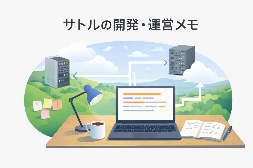 サトルの開発・運営メモ